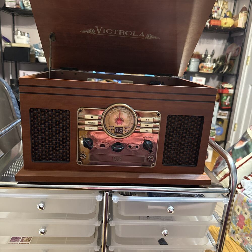 Victrola ITVS-200B 6-in-1 Nostalgic Bluetooth Record Player
